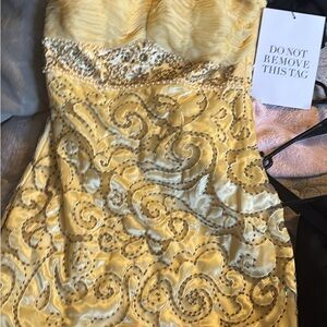 Sue Wong Yellow Dress!